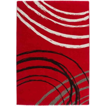 tappeto geometrico Cuba 512 rosso
