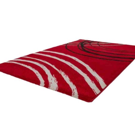 Carpet geometrico Cuba 512 rosso