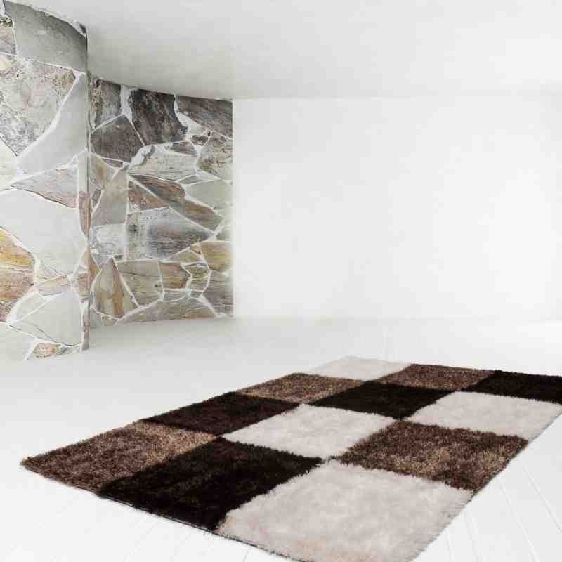 tappeto patchwork Diamond 752 caramello