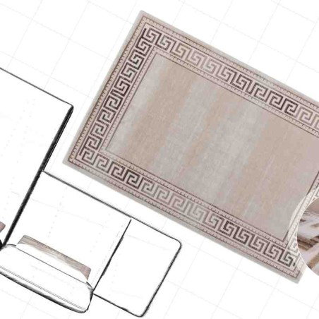 tappeto tinta unita Finnland Tampera crema