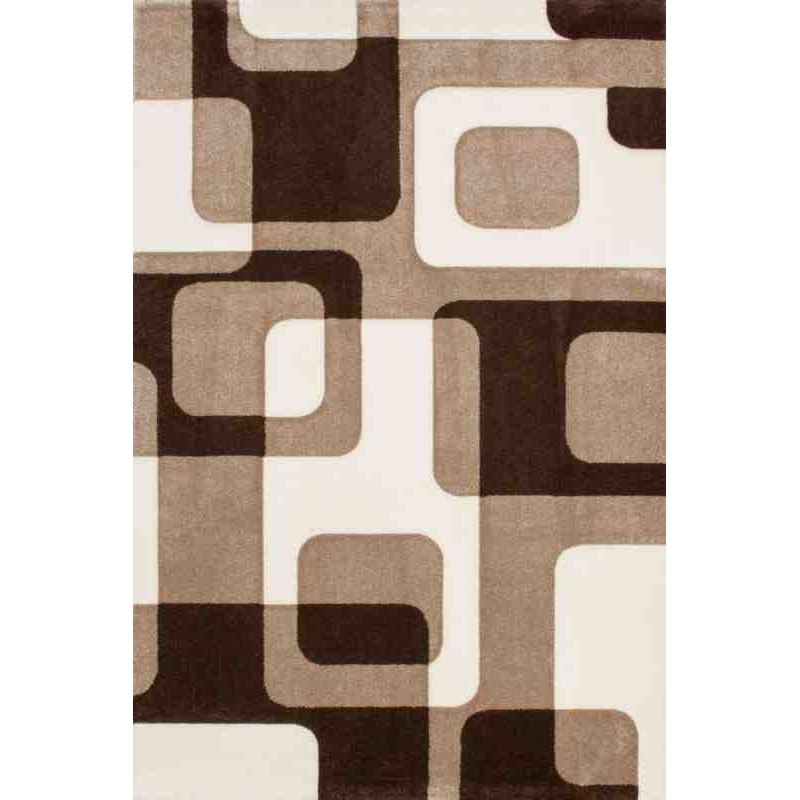 tappeto geometrico France Versailles moca/beige