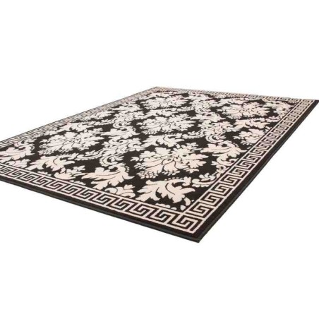 tappeto floreale Funky 1068 argento