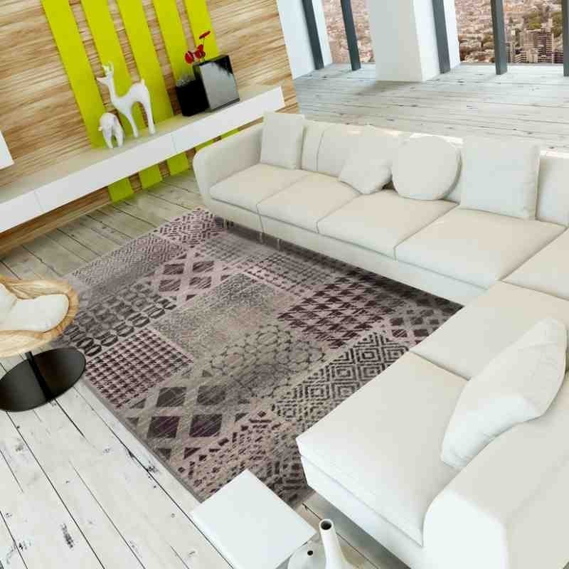tappeto patchwork Funky 2029 argento
