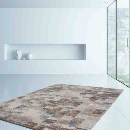 Carpet geometrico Georgia Gori blu