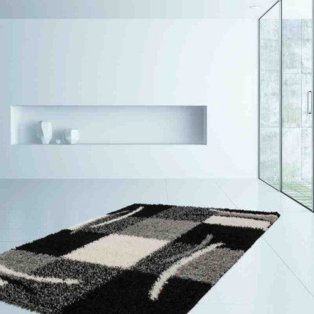 tappeto geometrico Germany Aachen argento