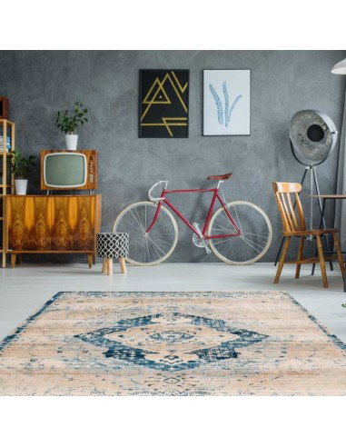 tappeto Arte Espina BAROQUE 500 CREMA BLU