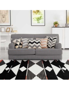 tappeto Arte Espina BROADWAY 500 BIANCO NERO ROSSO 2