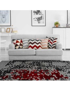 tappeto Arte Espina BROADWAY 700 GRIGIO ROSSO 2