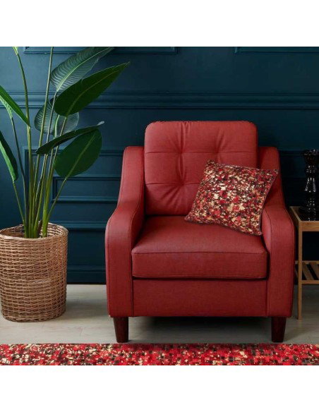 tappeto Arte Espina FINISH CUSCINO 100 ROSSO ORO