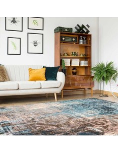 tappeto Arte Espina INDIANA 300 BLU MARRONE 2