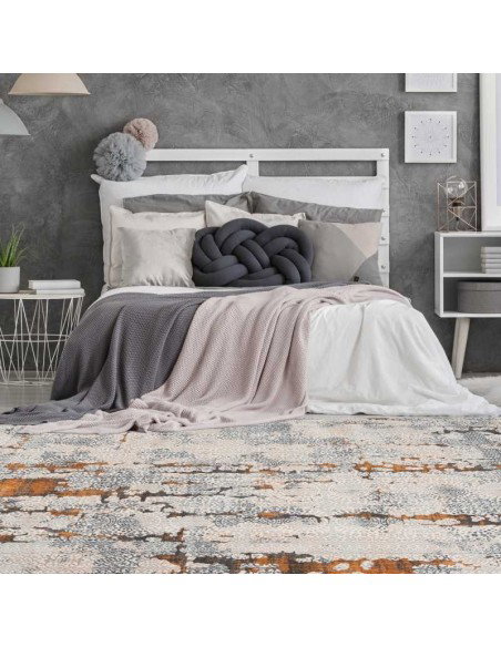 tappeto Arte Espina PALACE 200 GRIGIO ARANCIONE