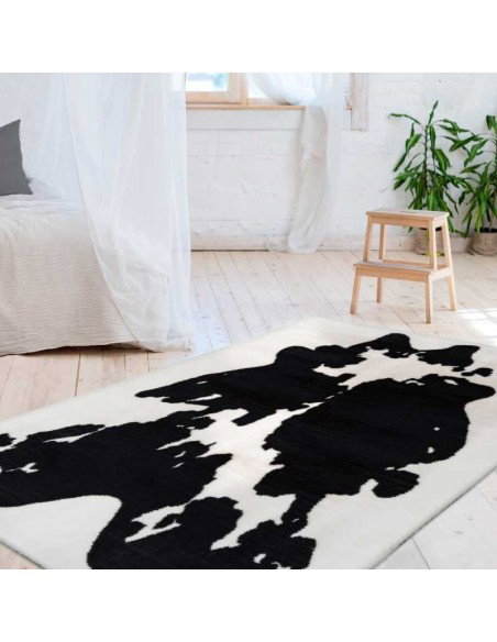 tappeto Arte Espina RABBIT ANIMAL 500 BIANCO NERO