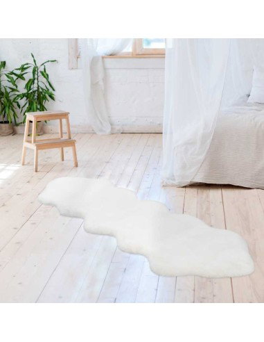 tappeto Arte Espina RABBIT DOUBLE SHEEPSKIN 300 BIANCO 
