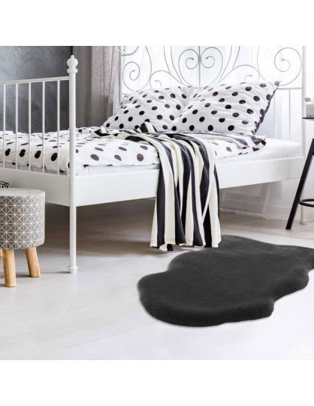 tappeto Arte Espina RABBIT SHEEPSKIN 200 ANTRACITE