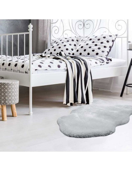 tappeto Arte Espina RABBIT SHEEPSKIN 200 GRIGIO BLU