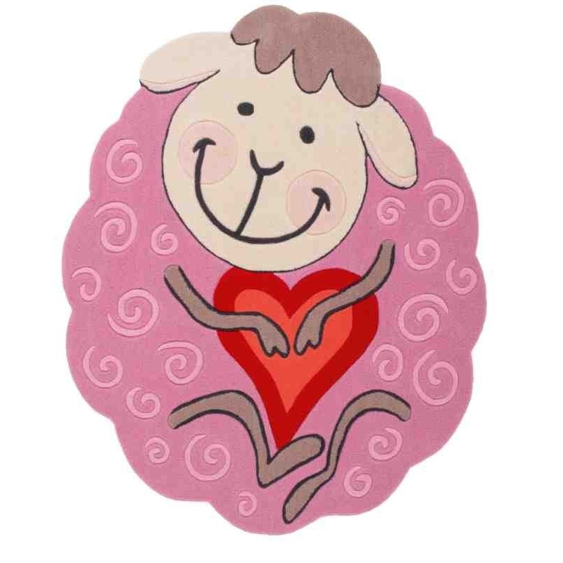 tappeto bambini Inspire Kids 317 rosa