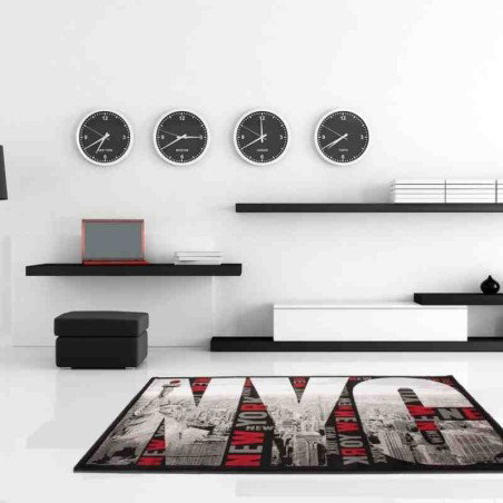 tappeto fantasia Italy Milan argento