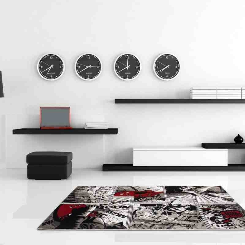 tappeto fantasia Italy Rome argento