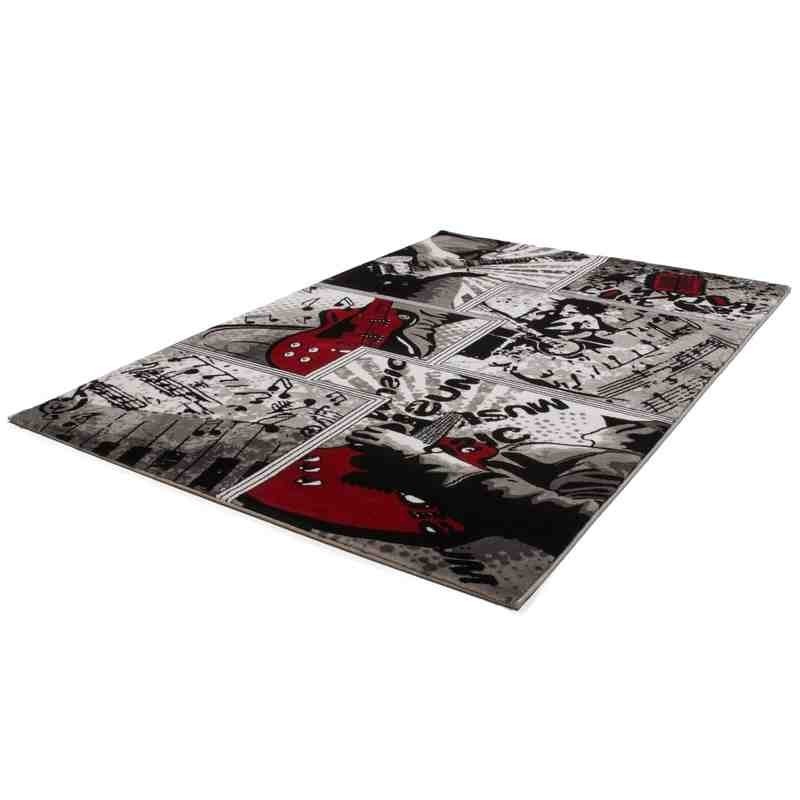 tappeto fantasia Italy Rome argento