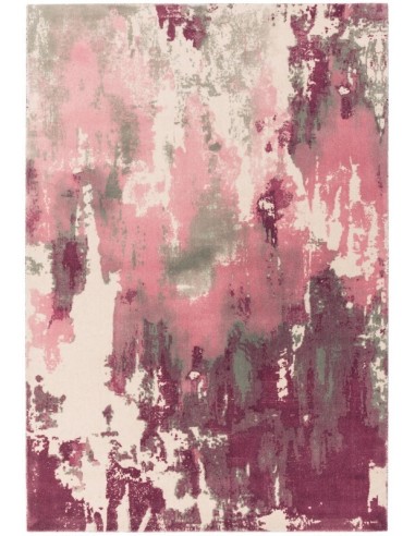 tappeto design Saturn Pink con cuscino gemello viola/lilla/rosa
