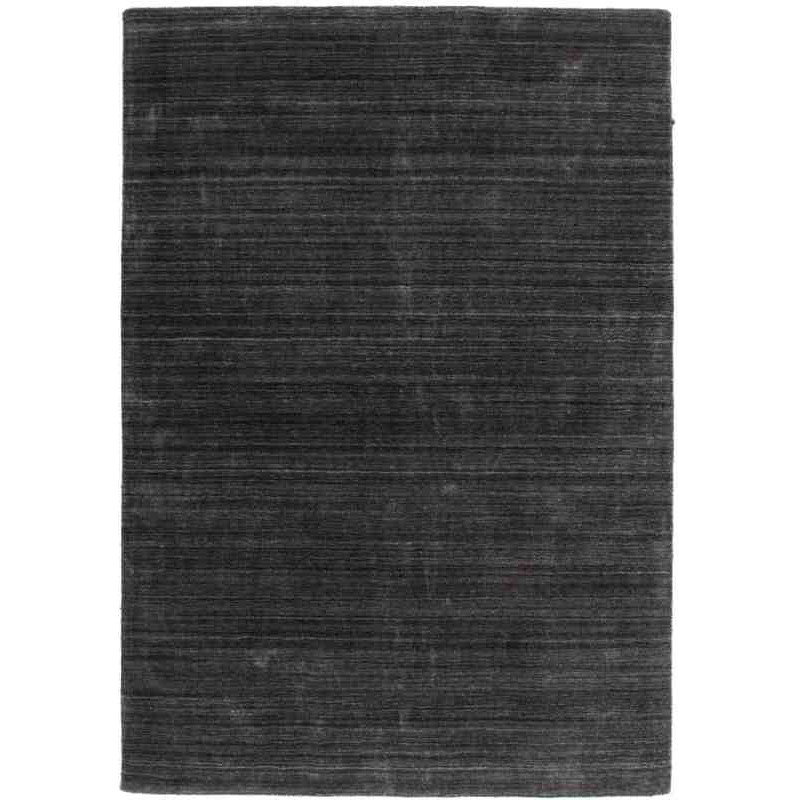 tappeto tinta unita Lana 590 antracite lana