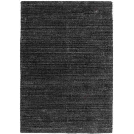 tappeto tinta unita Lana 590 antracite lana