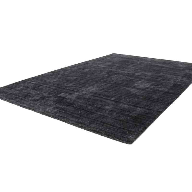 tappeto tinta unita Lana 590 antracite lana