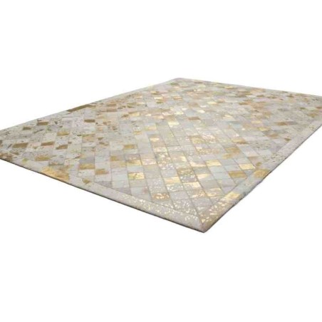 tappeto geometrico Lavish 210 avorio/oro