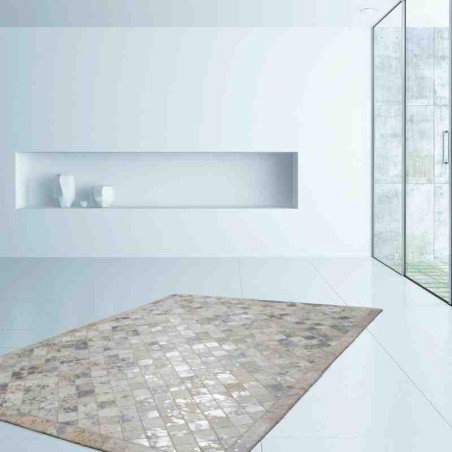 tappeto geometrico Lavish 210 grigio/argento