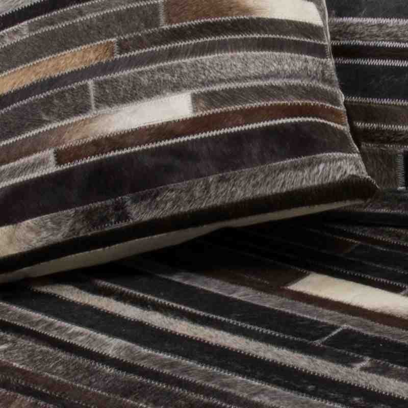 cuscino geometrico Lavish 110 grigio/marrone cuscino