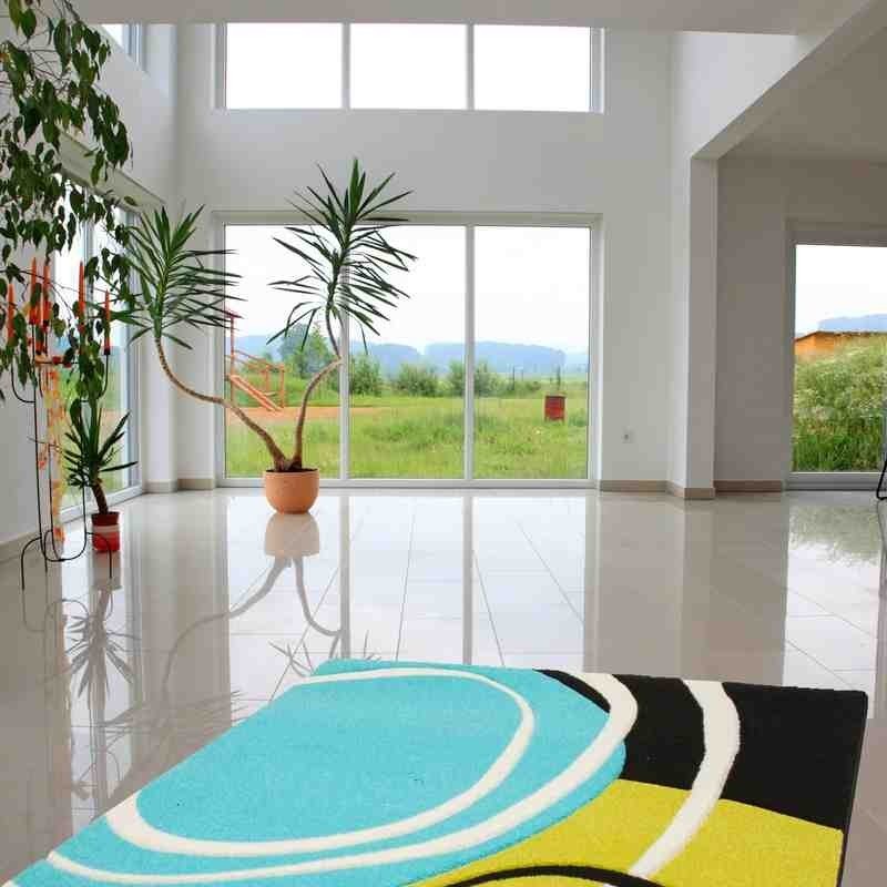 tappeto geometrico Lifestyle 114 acqua/verde