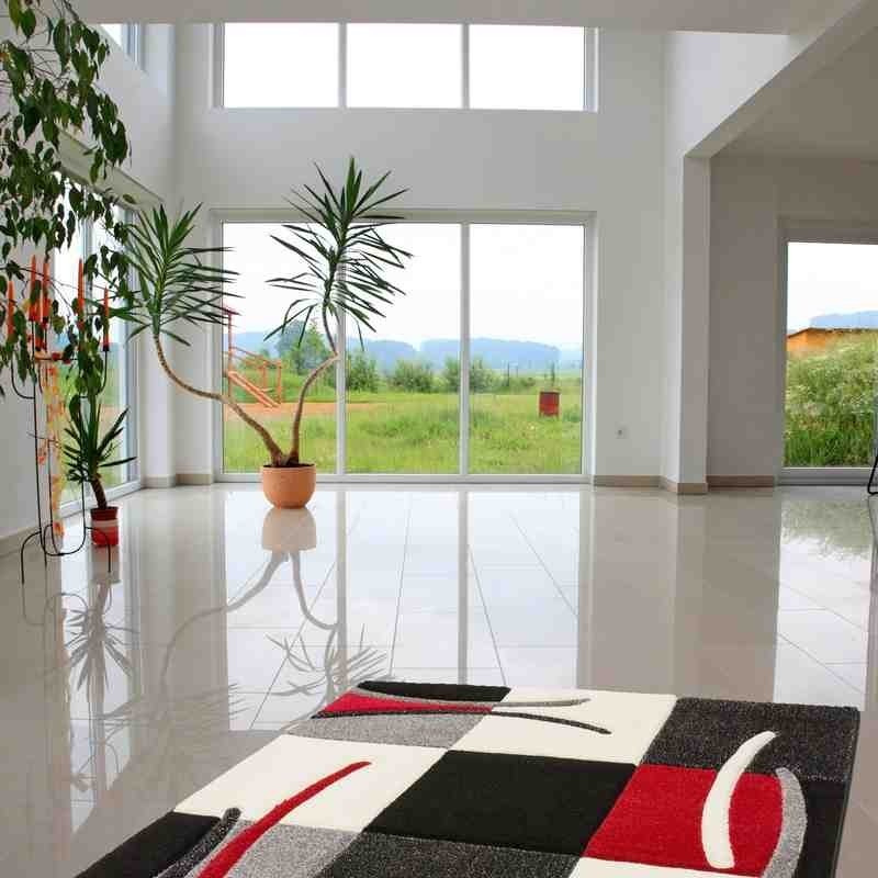 tappeto geometrico Lifestyle 115 rosso