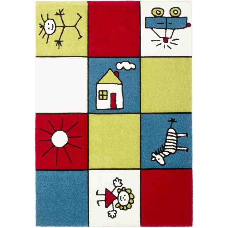 tappeto bambini Lifestyle Kids 162 multicolore