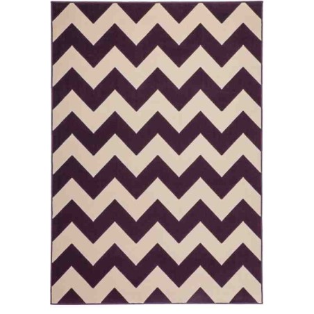 tappeto geometrico Manolya 2095 viola 