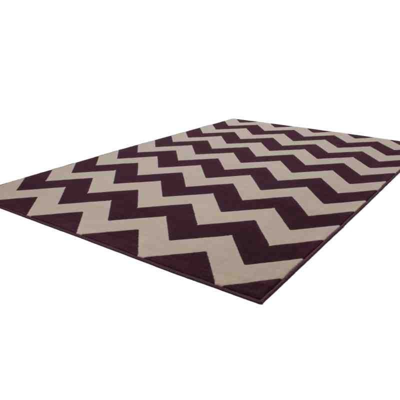 tappeto geometrico Manolya 2095 viola 