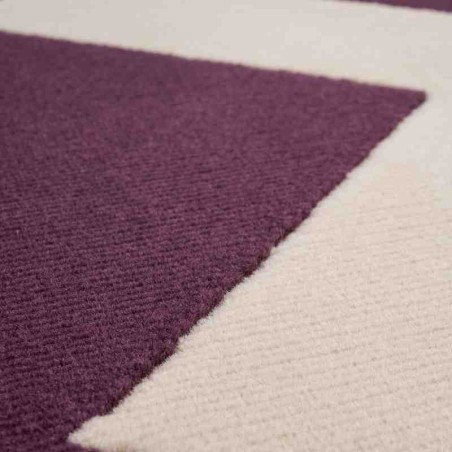 tappeto geometrico Manolya 2095 viola 