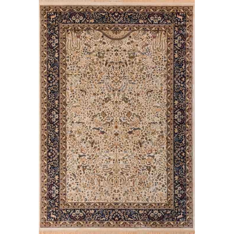 tappeto classico Qatar Dukhan avorio viscosa