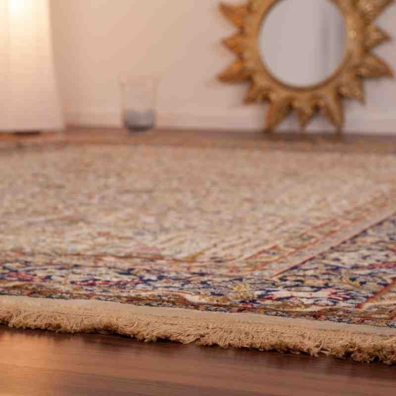tappeto classico Qatar Dukhan avorio viscosa