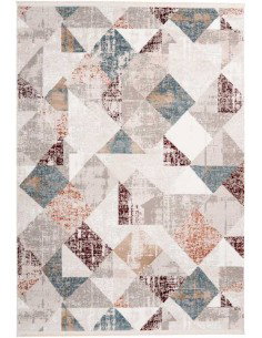 tappeto Milano 225 grigio rosa salmone