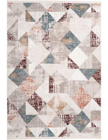 tappeto Milano 225 grigio rosa salmone