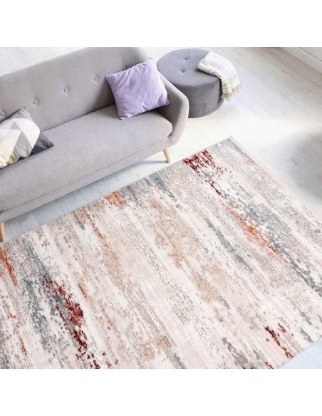 tappeto Milano 325 grigio rosa salmone