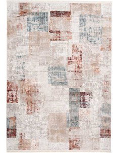 tappeto Milano 425 grigio rosa salmone