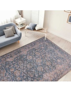tappeto Palermo 225 blu oro 2
