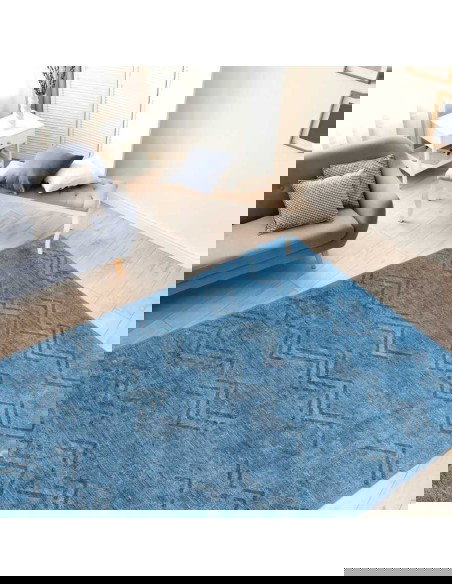 tappeto Palermo 325 blu