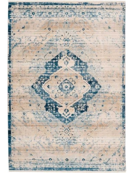 tappeto Messina 500 crema blu