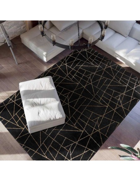 tappeto Padova 125 oro nero