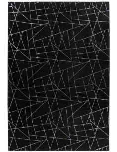 tappeto Padova 125 argento nero