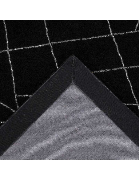 tappeto Padova 125 argento nero