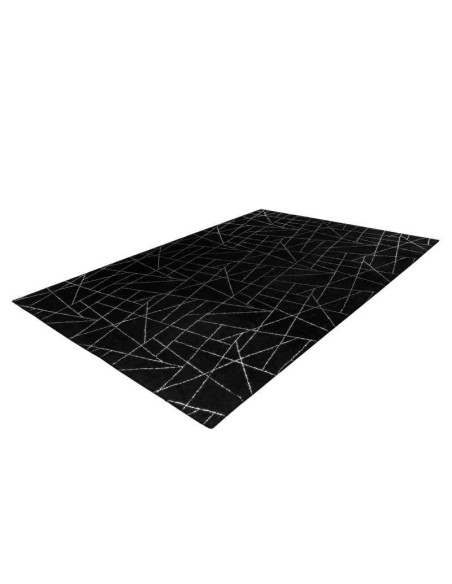 tappeto Padova 125 argento nero