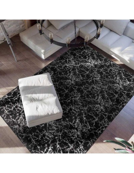 tappeto Padova 225 argento nero